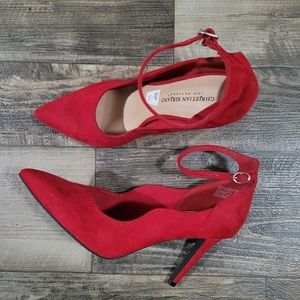 Christian Siriano Red Pumps